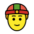 person with skullcap transparent PNG icon