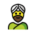 man wearing turban transparent PNG icon