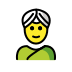 person wearing turban transparent PNG icon
