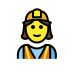 woman construction worker transparent PNG icon