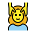 woman getting massage transparent PNG icon