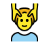man getting massage transparent PNG icon