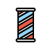barber pole transparent PNG icon