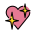 sparkling heart transparent PNG icon