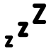 ZZZ transparent PNG icon
