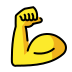 flexed biceps transparent PNG icon