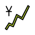 chart increasing with yen transparent PNG