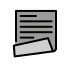 page with curl transparent PNG icon