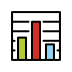 bar chart transparent PNG icon