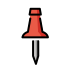 pushpin transparent PNG icon