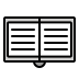 open book transparent PNG icon