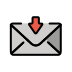 envelope with arrow transparent PNG icon