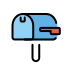 closed mailbox with lowered flag transparent PNG icon