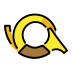 postal horn transparent PNG