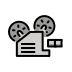 film projector transparent PNG icon