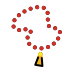 prayer beads transparent PNG icon