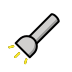 flashlight transparent PNG icon