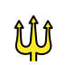 trident emblem transparent PNG icon