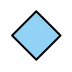 large blue diamond transparent PNG icon