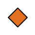 small orange diamond transparent PNG icon