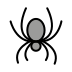 spider transparent PNG icon