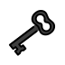 old key transparent PNG icon