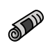 rolled-up newspaper transparent PNG icon
