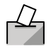 ballot box with ballot transparent PNG icon