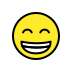beaming face with smiling eyes transparent PNG icon
