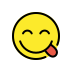 face savoring food transparent PNG icon