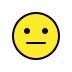 neutral face transparent PNG icon