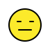 expressionless face transparent PNG icon