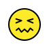 confounded face transparent PNG icon