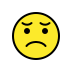 disappointed face transparent PNG icon
