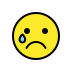 crying face transparent PNG icon
