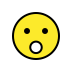 face with open mouth transparent PNG