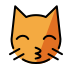 kissing cat transparent PNG icon