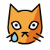 crying cat transparent PNG icon
