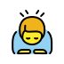 man bowing transparent PNG icon