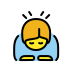person bowing transparent PNG icon
