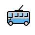 trolleybus transparent PNG icon