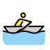 man rowing boat transparent PNG icon