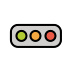 horizontal traffic light transparent PNG icon