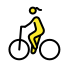woman biking transparent PNG icon