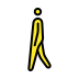 person walking transparent PNG icon