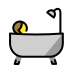 person taking bath transparent PNG icon