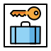 left luggage transparent PNG icon