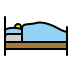 person in bed transparent PNG icon