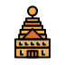 hindu temple transparent PNG icon