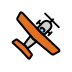 small airplane transparent PNG icon